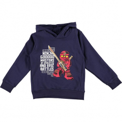Bluza "Sebastian 715" w kolorze granatowym. Bluzy dla chłopców marki bonprix. W wyprzedaży za 92.95 zł.