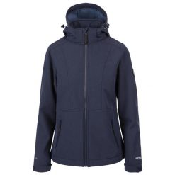Dlx Christine- Damska kurtka Dlx Softshell Granatowa Marl. Niebieskie kurtki damskie DLX, bez wzorów, z softshellu, bez kaptura, trekkingowe. Za 426.99 zł.