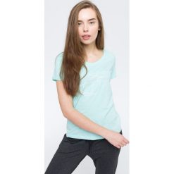 T-shirt damski TSD009 - mięta. T-shirty damskie marki 4f. W wyprzedaży za 34.99 zł.