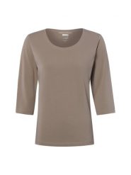 Franco Callegari Koszulka Kobiety Bawełna beżowy|brązowy, XXL. Brązowe t-shirty damskie Franco Callegari, xxl, bez wzorów, z bawełny, bez kołnierzyka. Za 129.95 zł.