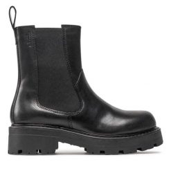 Sztyblety Vagabond Shoemakers. Czarne botki damskie Vagabond Shoemakers, bez obcasa, na płaskiej podeszwie, bez zapięcia. Za 719.99 zł.