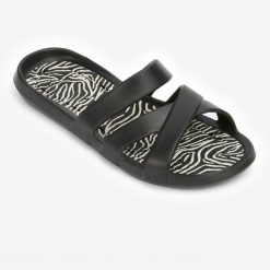 Klapki basenowe damskie Nabaiji 500 Zeb. Klapki damskie NABAIJI, bez wzorów, sportowe, bez obcasa. Za 64.99 zł.