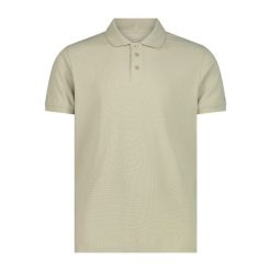 Koszulka polo z piki CMP. Brązowe koszulki polo męskie CMP, m, bez wzorów, bez ramiączek. Za 282.50 zł.