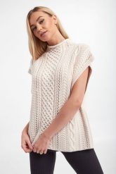 Sweter wełniany JOOP!. Swetry damskie JOOP!, bez wzorów, z wełny, bez kołnierzyka, bez ramiączek, bez kaptura. W wyprzedaży za 528.57 zł.