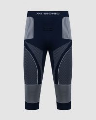 Leginsy termoaktywne 3/4 męskie X-Bionic Energy Accumulator 4.0. Niebieskie legginsy sportowe męskie X Bionic, m, bez wzorów, z dzianiny, narciarskie. Za 662.30 zł.