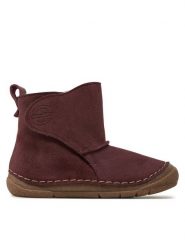 Froddo Kozaki G2160082-11 S Bordowy. Czerwone buty zimowe dziewczęce Froddo, bez wzorów, ze skóry, bez zapięcia. Za 349.99 zł.
