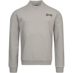 Jeep Męski Bomber Sweter 2XL - Styl i Wygoda. Bluzy męskie Jeep, m, bez wzorów, z bawełny, bez kołnierzyka. Za 207.99 zł.