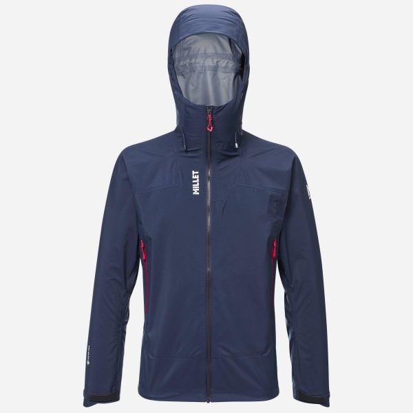Kurtka Alpinistyczna Millet Kamet GTX Wodoodporna i Oddychająca. Niebieskie kurtki męskie Millet, na zimę, xl, bez wzorów, z gore-texu, z kapturem. Za 1,745.27 zł.