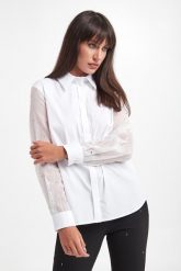 Koszula damska popelinowa PESERICO. Koszule damskie Peserico, bez wzorów, bez kołnierzyka, bez ramiączek. Za 1,839.00 zł.