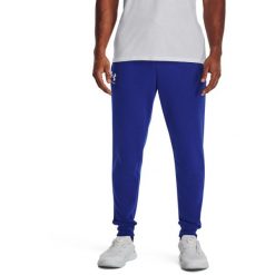 Spodnie Under Armour Rival Terry, Mężczyźni. Niebieskie spodnie materiałowe męskie Under Armour, m, bez wzorów, z bawełny. Za 290.00 zł.