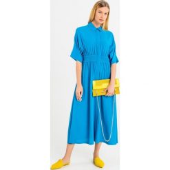 SUKIENKA SPUMA Sportmax Code. Sukienki damskie Sportmax Code, bez wzorów, eleganckie, bez kołnierzyka, bez ramiączek. W wyprzedaży za 959.40 zł.