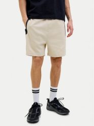 Jack & Jones Szorty sportowe Gordon Fusion 12273304 Beżowy Regular Fit. Brązowe krótkie spodenki sportowe męskie Jack & Jones, m, bez wzorów, z syntetyku. Za 109.99 zł.