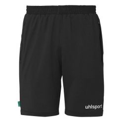 Szorty Uhlsport Essential Tech. Białe krótkie spodenki sportowe męskie Uhlsport, bez wzorów, z materiału, do piłki nożnej. Za 145.15 zł.