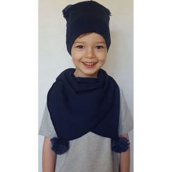 Czapka dziecięca granatowa r. 10/11. Szare czapki dla dzieci KU-KU. Za 64.32 zł.