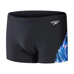 Bokserki kąpielowe męskie Speedo Allover Digi V-Cut. Czarne kąpielówki męskie Speedo, m, bez wzorów, do pływania. Za 139.99 zł.