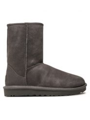 Ugg Śniegowce W Classic Short II 1016223 Szary. Szare śniegowce i trapery damskie UGG, ze skóry. Za 939.99 zł.