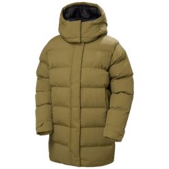 Parka damska z kapturem Helly Hansen Aspire. Brązowe kurtki damskie Helly Hansen, na zimę, bez wzorów, z kapturem. W wyprzedaży za 1,174.50 zł.