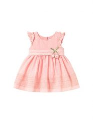 Mayoral Sukienka elegancka 1907 Różowy. Czerwone sukienki dla dziewczynek Mayoral, bez wzorów, z bawełny, eleganckie, bez ramiączek. Za 188.99 zł.