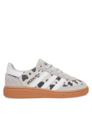 Adidas Sneakersy Handball Spezial KI5629 Biały. Białe buty sportowe dziewczęce Adidas, bez wzorów, ze skóry, bez zapięcia, do piłki ręcznej. Za 279.99 zł.