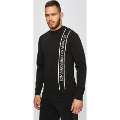 Calvin Klein Performance - Bluza. Czarne bluzy męskie Calvin Klein Performance, m, bez wzorów, z bawełny, bez kaptura. W wyprzedaży za 269.90 zł.
