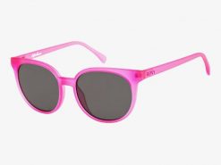 Okulary Roxy przeciwsłoneczne Makani G XMMS Matte Crystal Pink/Grey. Różowe okulary przeciwsłoneczne dla dzieci Roxy. Za 149.00 zł.