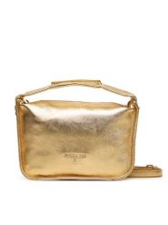 Patrizia Pepe Torebka 8B0316/L179-Y442 Złoty. Żółte torebki do ręki damskie Patrizia Pepe, bez wzorów, ze skóry, bez dodatków. Za 1,089.00 zł.