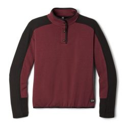 Damski sweter z golfem Mountain Hardwear Camplife. Czerwone swetry damskie Mountain Hardwear, bez wzorów, sportowe, bez kołnierzyka, bez ramiączek, bez kaptura. Za 470.00 zł.