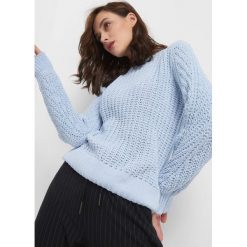Sweter z widocznym splotem. Czerwone swetry damskie Orsay, z dzianiny. Za 99.99 zł.