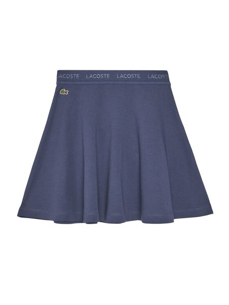 Lacoste Spódnica dresowa JJ8441 Fioletowy Regular Fit. Fioletowe spódnice damskie Lacoste, bez wzorów, z dresówki. Za 339.99 zł.