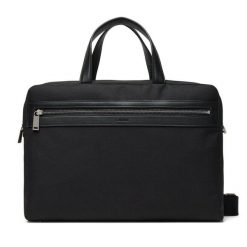 Torba na laptopa Calvin Klein. Czarne torby na laptopa męskie Calvin Klein, bez wzorów. Za 449.99 zł.