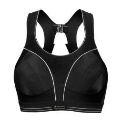 Biustonosz Shock Absorber Ultimate Run Bra. Czarne biustonosze Champion, bez wzorów. Za 179.99 zł.