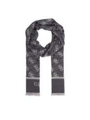 Guess Szal AW5529 VIS03 Czarny. Czarne czapki i kapelusze damskie Guess, z aplikacjami, z wiskozy. Za 234.99 zł.