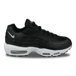 Buty Nike Air Max 95 Czarny/Biały. Białe obuwie sportowe damskie Nike, bez wzorów, z materiału, trekkingowe, nike air max. Za 827.00 zł.