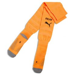Męskie skarpety AC Milan 25/26 PUMA Heat Fire Black Orange. Brązowe skarpety męskie Puma, bez wzorów. Za 109.00 zł.