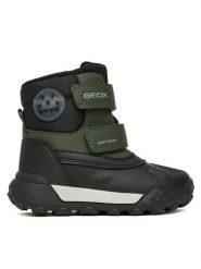 Geox Śniegowce B Trekkyup B Abx B566LC 054FU C0450 S Khaki. Brązowe buty zimowe chłopięce Geox, bez wzorów, ze skóry, bez zapięcia. Za 239.99 zł.