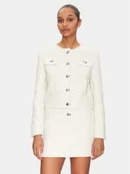 Morgan Marynarka 251-VOYA Écru Slim Fit. Żakiety damskie Morgan, bez wzorów, z syntetyku. Za 299.99 zł.