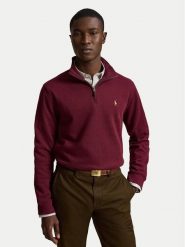 Polo Ralph Lauren Bluza 710P07411509 Bordowy Regular Fit. Czerwone bluzy męskie Polo Ralph Lauren, m, bez wzorów, z bawełny, bez kaptura. Za 859.99 zł.