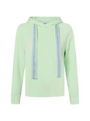 Marc Cain bluza z kapturem Kobiety Sztuczne włókno zielony, 42. Zielone bluzy damskie Marc Cain, bez wzorów, z włókna, z kapturem. Za 1,149.95 zł.