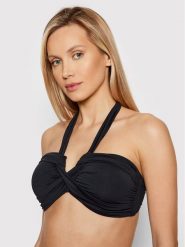 Seafolly Góra od bikini Halter 33816-942 Czarny. Czarne bikini damskie Seafolly, bez wzorów. Za 219.99 zł.