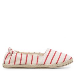 Espadryle Jenny Fairy. Białe espadryle damskie Jenny Fairy, bez wzorów, bez obcasa, bez zapięcia. Za 59.99 zł.