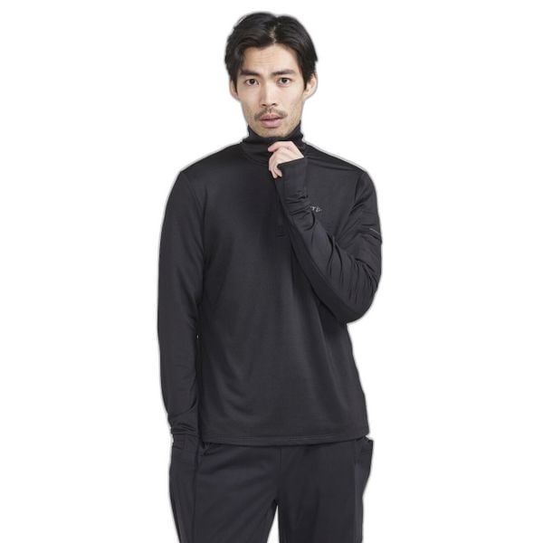 Koszulka kompresyjna Craft ADV Subz. Czarne bluzki z długim rękawem męskie Craft, m, bez wzorów, bez kołnierzyka. W wyprzedaży za 170.00 zł.