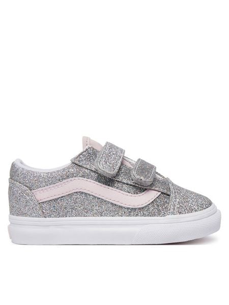 Vans Tenisówki Old Skool V VN000VB2HN31 Srebrny. Szare buty sportowe dziewczęce Vans, bez wzorów, bez zapięcia. Za 219.99 zł.