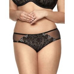 Stringi "Yvette" w kolorze czarnym. Stringi damskie marki Kinga. W wyprzedaży za 32.95 zł.