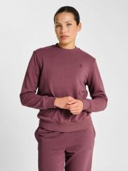 Bluza damska Hummel Pulse. Czerwone bluzy damskie Hummel, s, bez wzorów, z bawełny, bez kaptura. Za 236.00 zł.