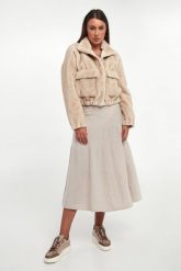 Spódnica wełniana z kaszmirem Ermes MARELLA. Spódnice damskie Marella, s, bez wzorów, z kaszmiru. Za 1,119.00 zł.