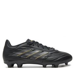 Buty do piłki nożnej adidas. Czarne buty sportowe męskie Adidas, bez zapięcia. Za 249.99 zł.