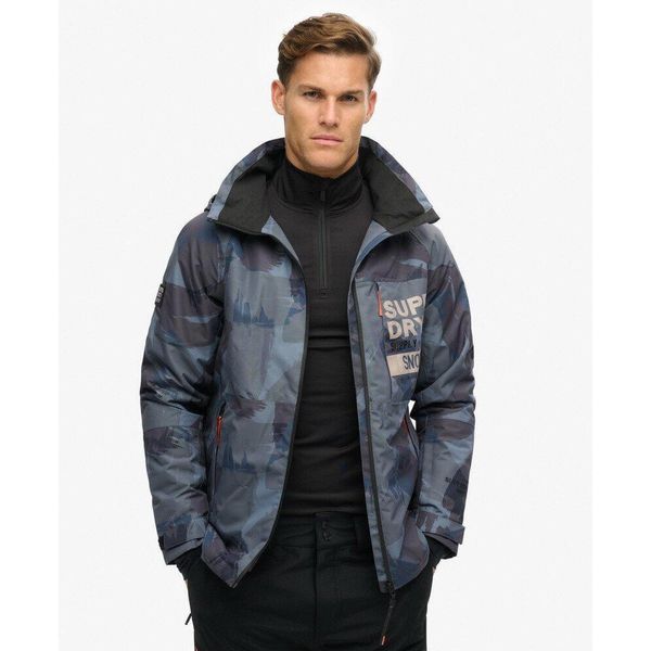 Kurtka narciarska Freestyle Core. Szare kurtki męskie Superdry., l, bez wzorów, sportowe, bez kaptura. W wyprzedaży za 799.50 zł.