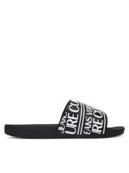 Versace Jeans Couture Klapki 80YA3SQ1 Czarny. Czarne klapki męskie Versace Jeans Couture, z gumy. Za 329.99 zł.