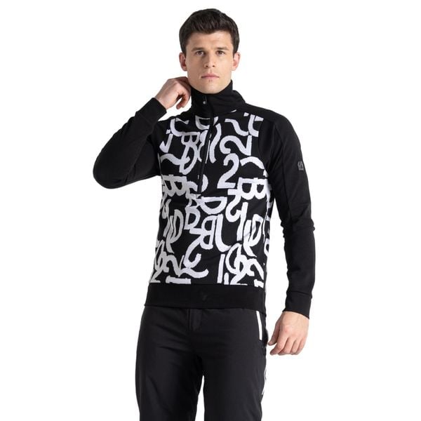 Bluza Męska Speed Jacquard Half Zip Z Długim Rękawem. Białe bluzy męskie Dare 2b, m, bez wzorów, z dzianiny, z kapturem. Za 113.99 zł.
