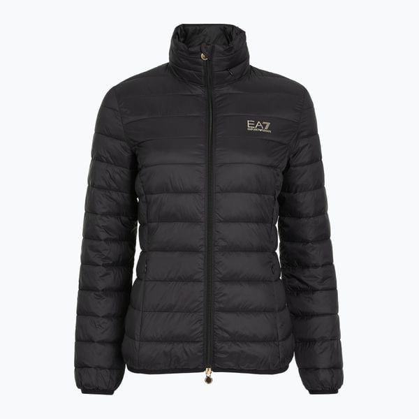 Kurtka damska EA7 Emporio Armani Train Core Eco Down Ultra Light. Czarne kurtki damskie EA7 Emporio Armani, l, bez wzorów, z materiału, bez kaptura. Za 569.99 zł.